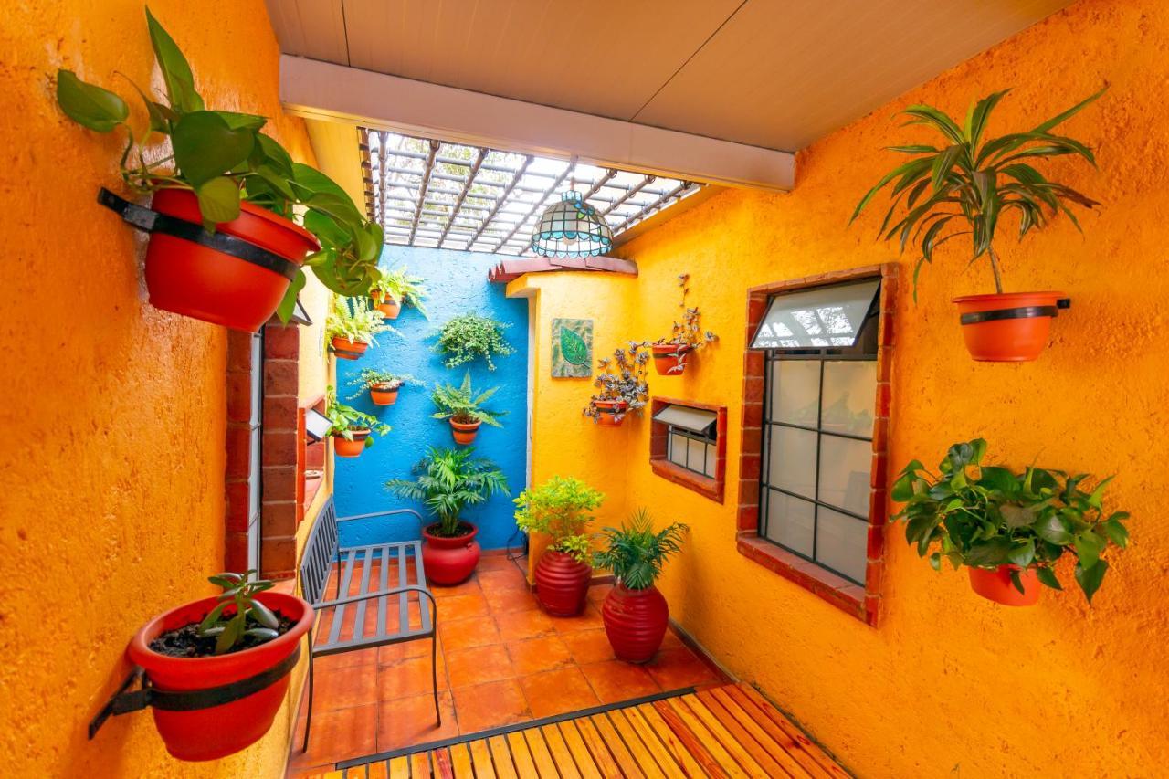 Mex Suites Casa Azul B&B Kota Meksiko Bagian luar foto
